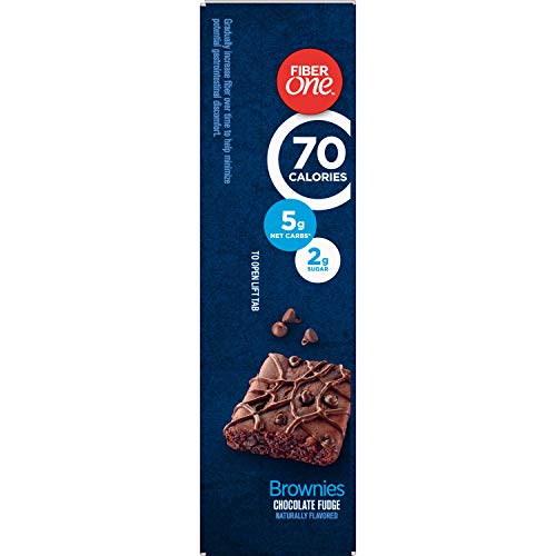 Fiber One Brownie Chocolate Fudge, 0.89Oz 6 Count, 5.32Oz