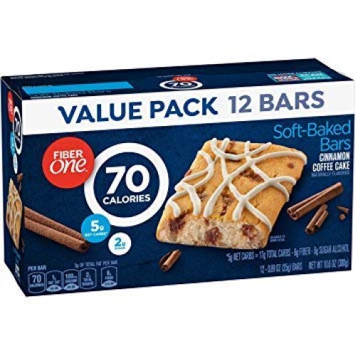 Fiber One 90 Calorie Bar, Cinnamon Coffee Cake - 2 Boxes Of 12