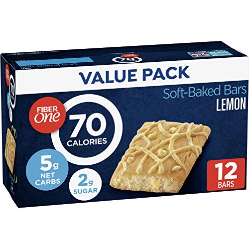 Fiber One 70 Calorie Bar Lemon, 12 Count Pack Of 4