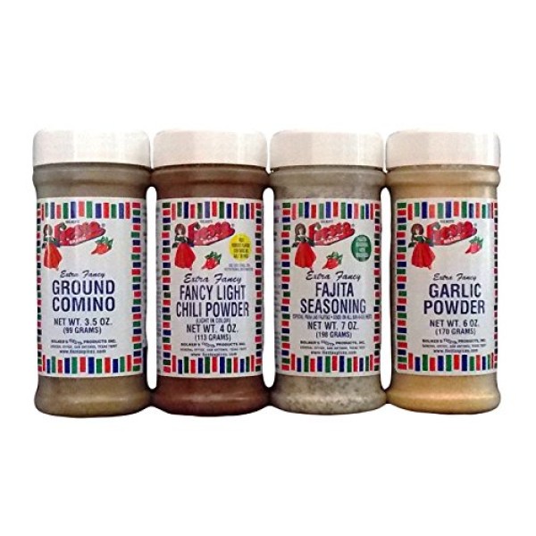  Bolner's Fiesta Texas Best Seasoning 4 Flavor Variety