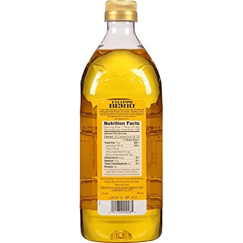 Filippo Berio Pure Olive Oil, 50.7 Ounce Recycled Rpet Bottle P