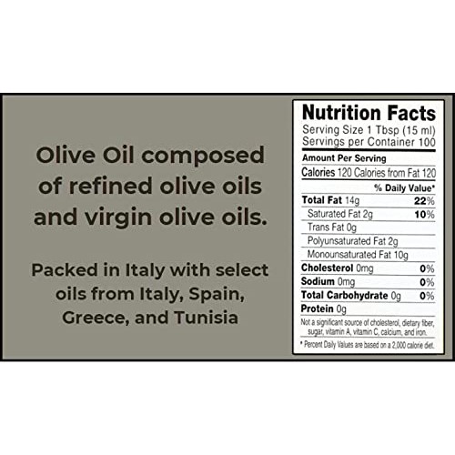 Filippo Berio Pure Olive Oil, 50.7 Ounce Recycled Rpet Bottle P