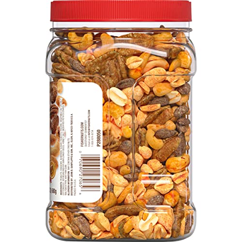 Fisher Snack Honey Roasted Mixed Nuts with Peanuts, 24 Ounces, P...