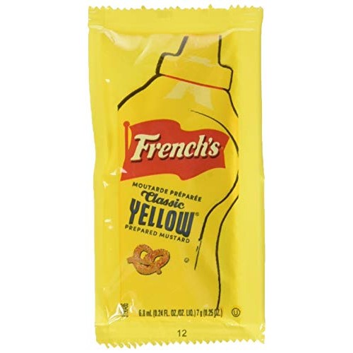 Frenchs Mustard Packets, Gluten-Free, No High Fructose Corn Syr