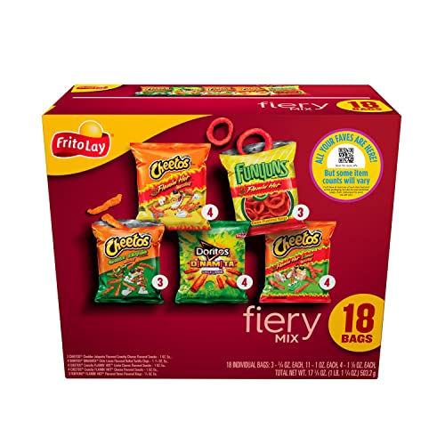 Frito-Lay Fiery Mix Variety Pack 18 Count Assortment May Vary