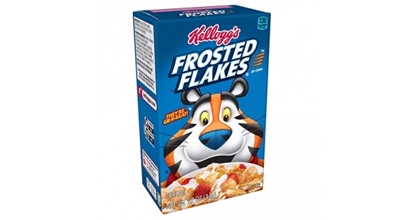 Kellogg's Frosted Flakes Cereal Single-Serve Box 1.2 oz. - 70/Case