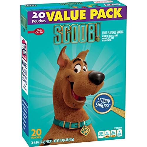 Betty Crocker Fruit Snacks, Scooby Doo Snacks, Value Pack, 20 Po