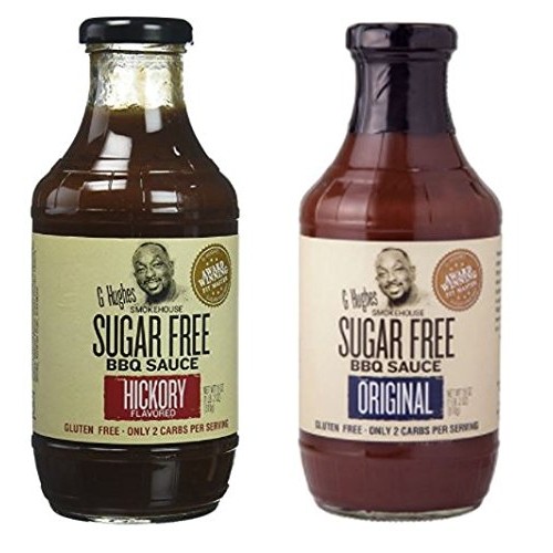 G Hughes Smokehouse Sugar Free Bbq Sauce, Hickory, 18 &Amp; Sf Origi