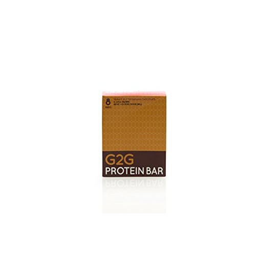 G2G Protein Bar, Almond Coconut Protein Bar, 8 Count Box