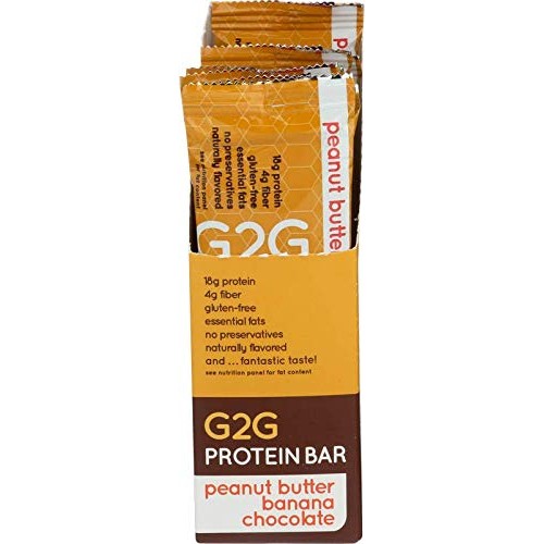 G2G Protein Bar, Almond Coconut Protein Bar, 8 Count Box