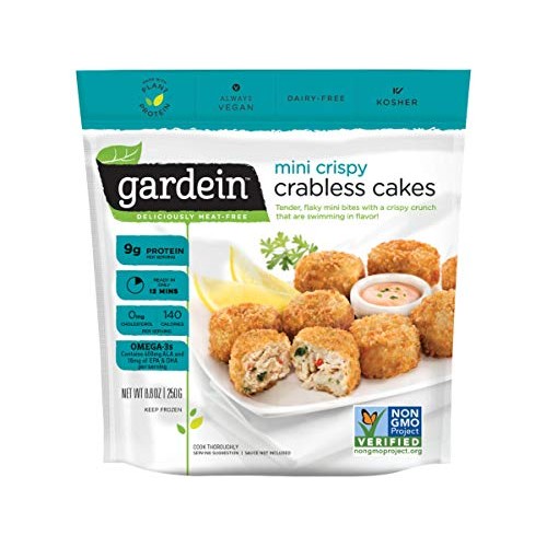 Gardein Mini Crispy Crabless Cakes, 8.8 Ounce -- 8 Per Case.