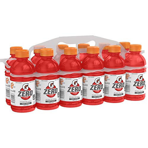 Gatorade - Sports Drinks G Zero Thirst Quencher, Fruit Punch, 12