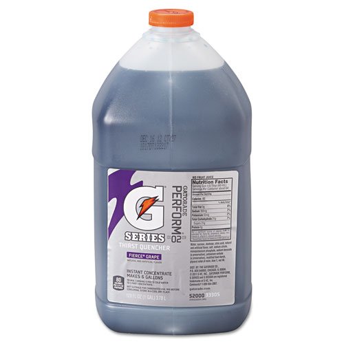 Gatorade Liquid Concentrate, Fierce Grape, 1 Gallon Jug - Four B