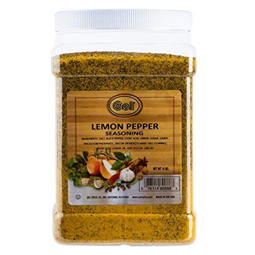 Gel Spice Lemon Pepper Seasoning 4 LB 64 OZ Club Size