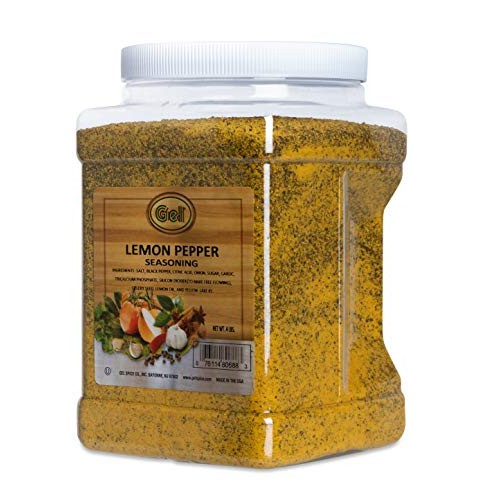 Gel Spice Lemon Pepper Seasoning 4 LB 64 OZ Club Size