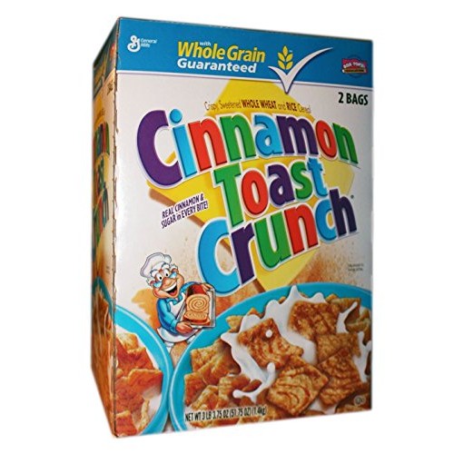 Cinnamon Toast Crunch Cereal 2 Bags, 3 Lb 1.5 Oz. Box