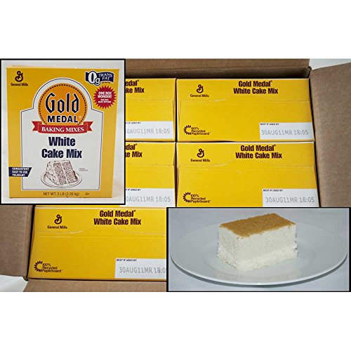 Gold Medal White Cake Mixes 6 Case 5 Pound