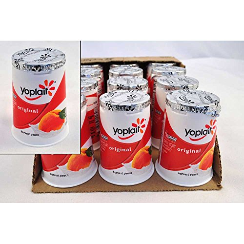 Yoplait Original Harvest Peach Yogurt, 6 Ounce -- 12 Per Case.