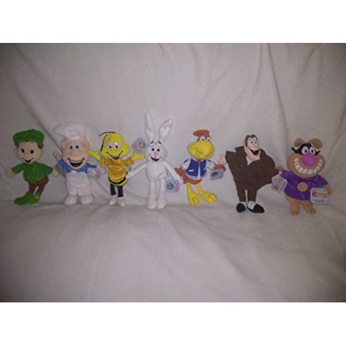 Breakfast Pals Complete Set Of 7: Wendell Cinnamon Toast Crunch,