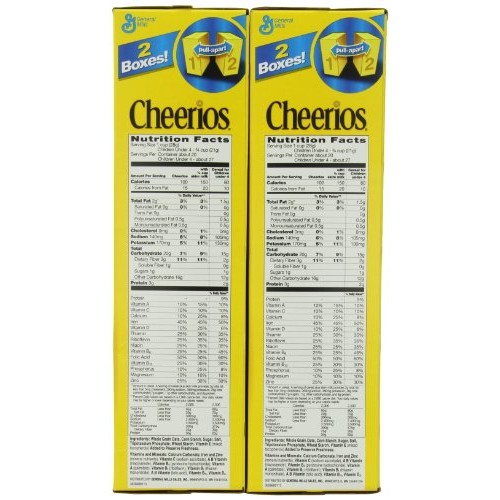 General Mills Cheerios Toasted Whole Grain Oat Cereal, 20.35 Oz.