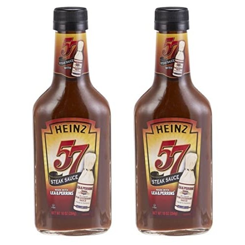 2 Pack Steak Sauce Heinz 57 With Lea &Amp; Perrins Worcestershire Sa