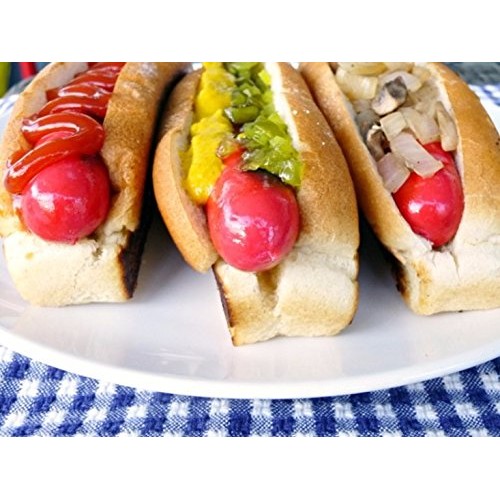 3lbs of Red Snapper Hot Dogs - A Maine Original - Gluten Free, 3...