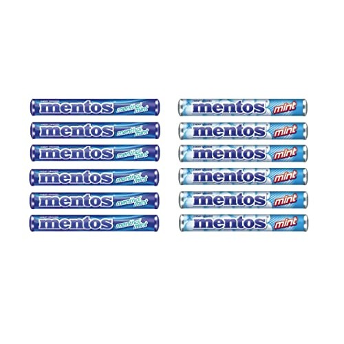 Assorted Mint Chewy Candy Rolls - Dragees Cooling Menthol and Sm...