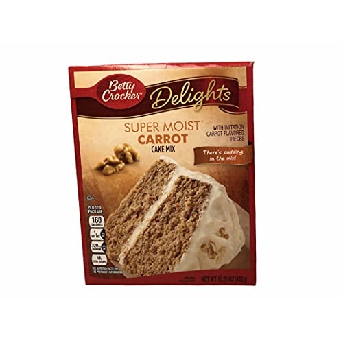 Betty Crocker Bundle - Super Moist Carrot Cake Mix and Rich & Cr...