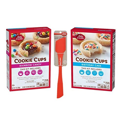 Betty Crocker Cookie Cups Kit Bundle, Lot Of 2- 1 Rainbow Cand