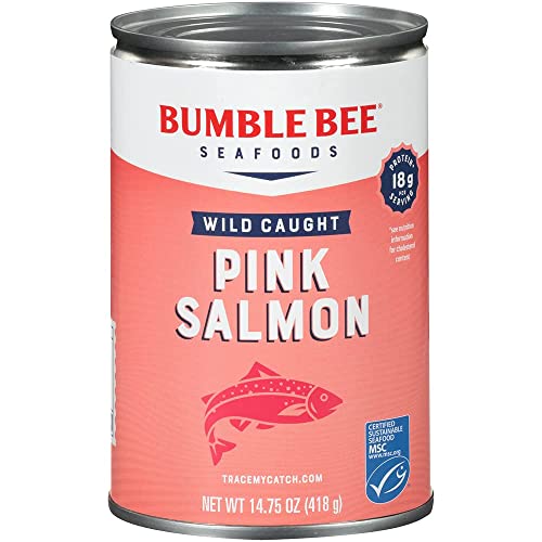 Bumble Bee Wild Caught Pink Salmon, 14.75 Oz Cans Pack of 12