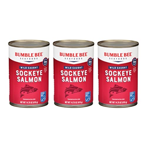 Bumble Bee Wild Caught Sockeye Salmon | Pack Of 3 | 14.75 Oz Per...