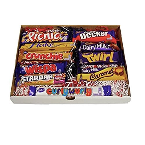 Cadbury Selection Box of 10 Full Size British Chocolate Bars