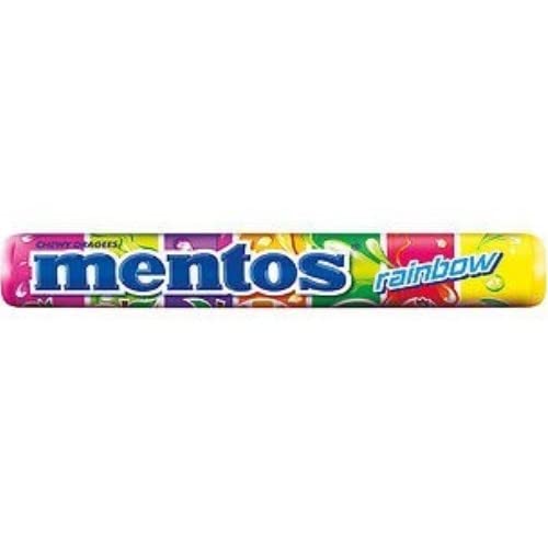 Chewy Mint Rainbow Candy Roll - Party Pack Of 24 Roll 1.31 Ounce...