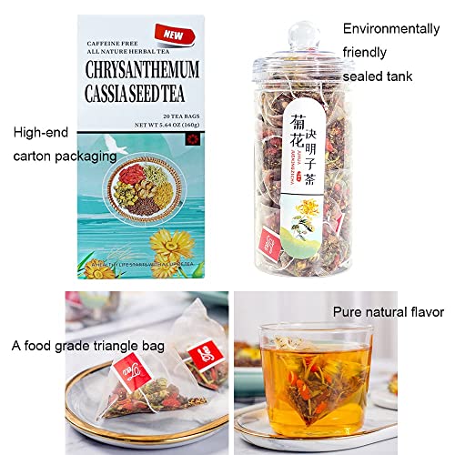 Chrysanthemum Cassia Seeds Tea Bags160g, 8gX20Bags, Honeysuckl...