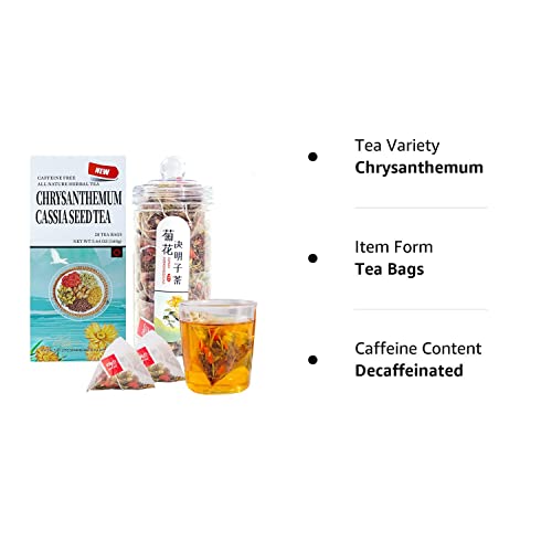 Chrysanthemum Cassia Seeds Tea Bags160g, 8gX20Bags, Honeysuckl...