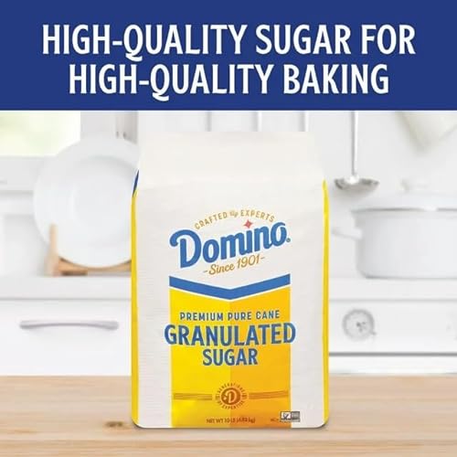 Domino granulated pure cane white sugar 10 lb bag