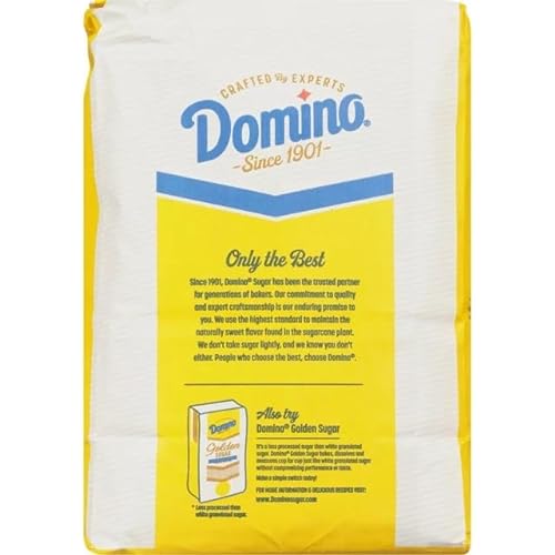 Domino granulated pure cane white sugar 10 lb bag