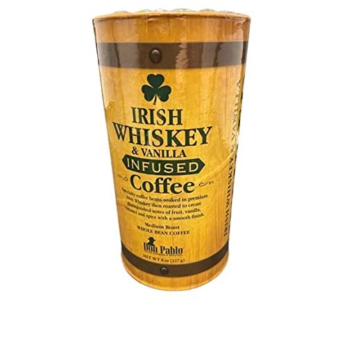 Don Pablo Irish Whiskey & Vanilla Infused Coffee-Whole Bean Coff...