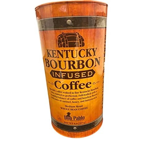 Don Pablo Kentucky Bourbon Infused Coffee-Whole Bean Coffee- 8 O...