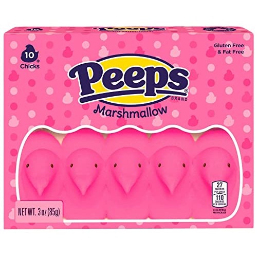 Easter Peeps Chicks Marshmallow Variety Pack | Yellow, Pink, Blu...