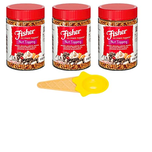 Fisher Nut Topping Bundle, Includes Three 3 5 0z Fisher Nut To...