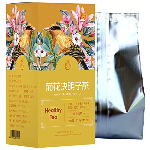 Generic Chrysanthemum Goji Berry Cassia Seeds Tea Bags120g, 8gX...