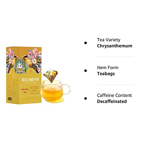 Generic Chrysanthemum Goji Berry Cassia Seeds Tea Bags120g, 8gX...