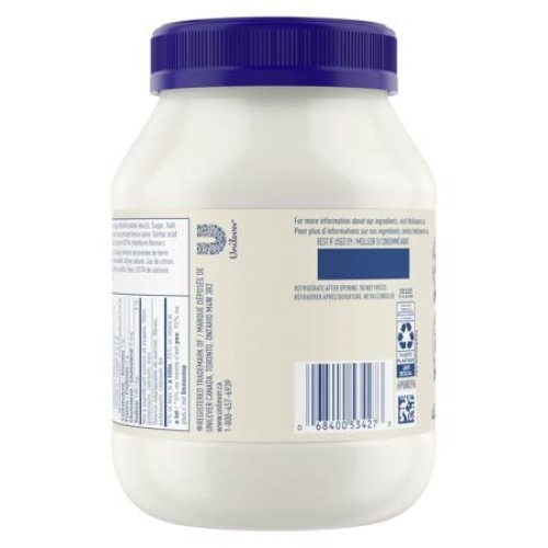 Hellmanns Vegan Mayonnaise & Spread Squeeze Bottle, 340mL/11.4f...