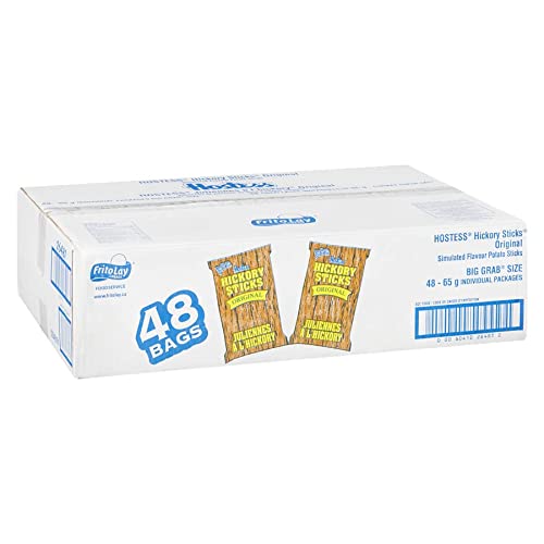 Hostess Hickory Sticks Potato Sticks 48 x 65g 2.2 oz bags Import...