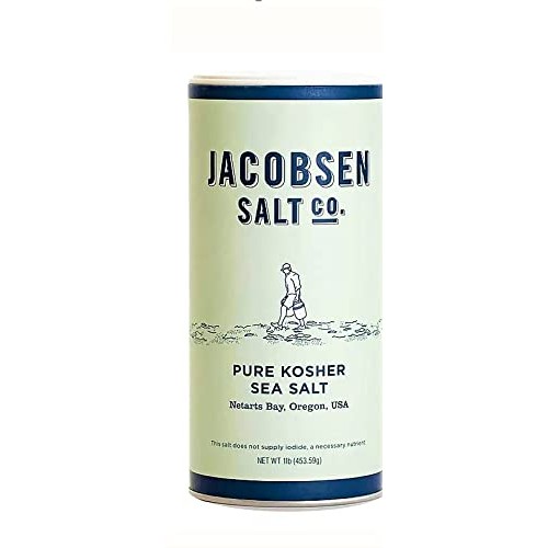 Jacobsen Salt Co. Kosher Sea Salt - Perfect for Seasoning, Brini...