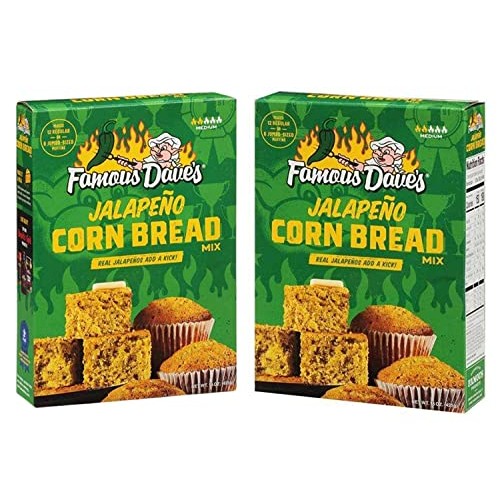 Jalapeno Bread Mix Bundle. Includes Two-15 Oz Boxes Of Famous Da