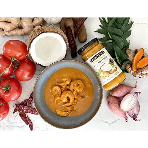 Kalustyan’s, Malabar Coconut Curry Indian Simmer Sauce, 12oz - 2...