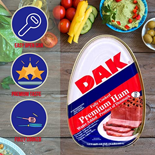 Ks Premium Canned Ham,16Oz Easy Open Can Fully Cooked Ready To E