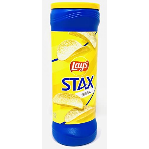 Lay's Stax Potato Chips Original 5.75oz Can
